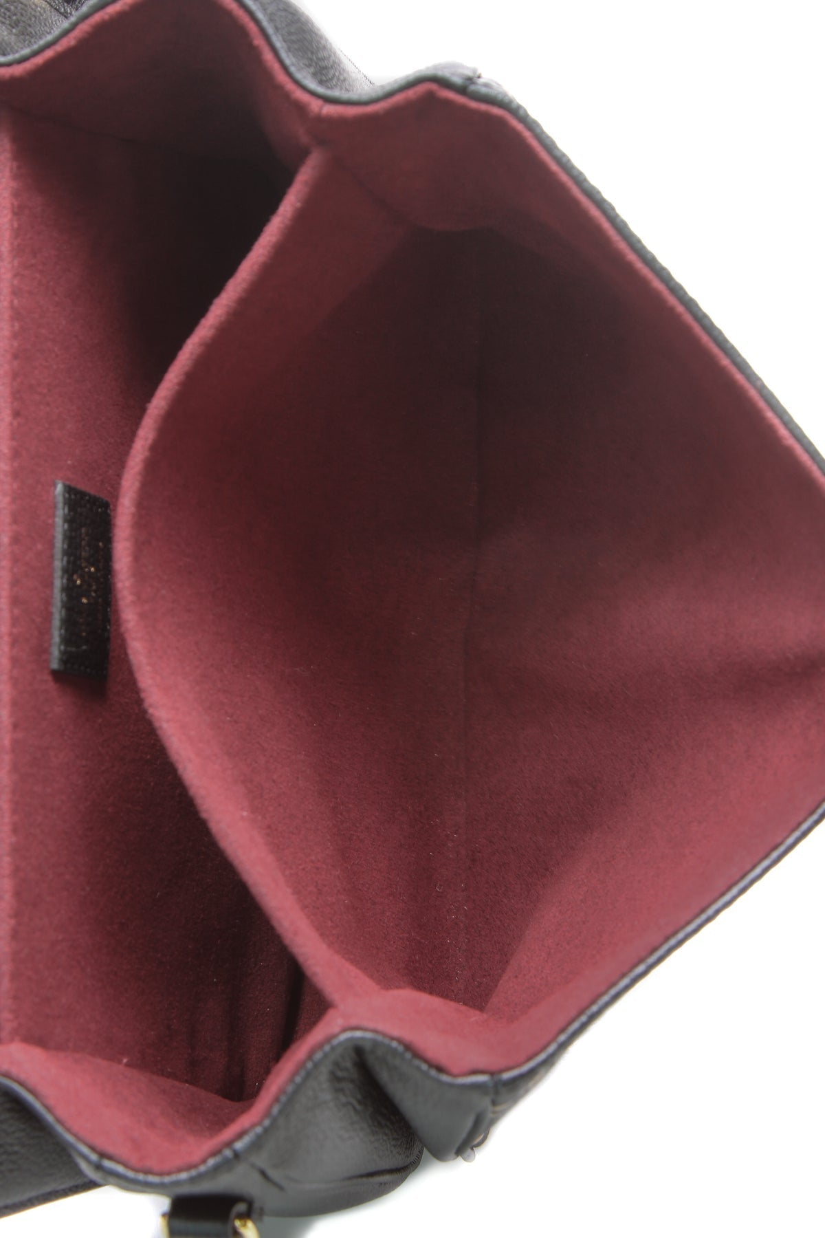 Bicolor Empreinte Pochette Metis Bag - Black/Beige