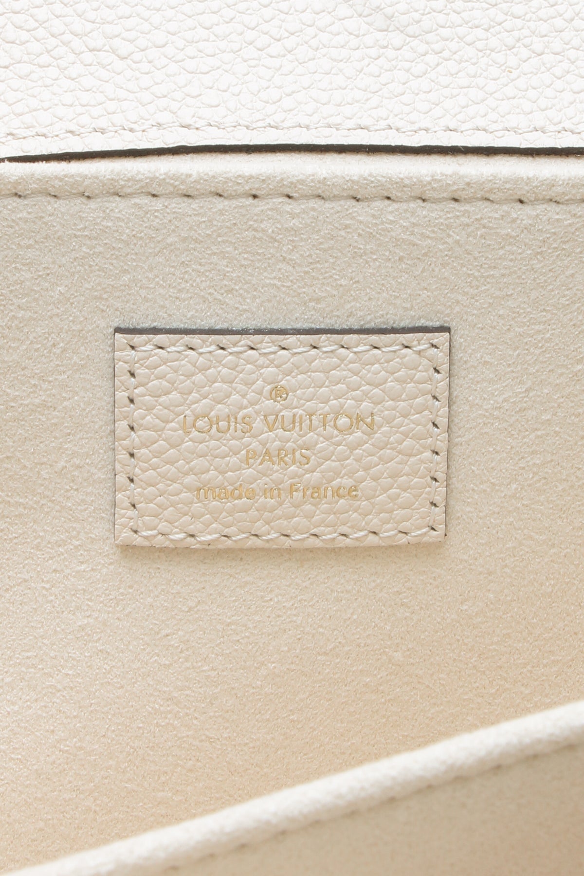 Bicolor Empreinte Pochette Metis Bag - Cream/Dove