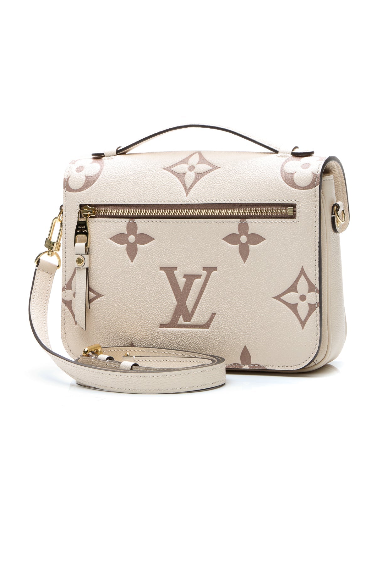Bicolor Empreinte Pochette Metis Bag - Cream/Dove
