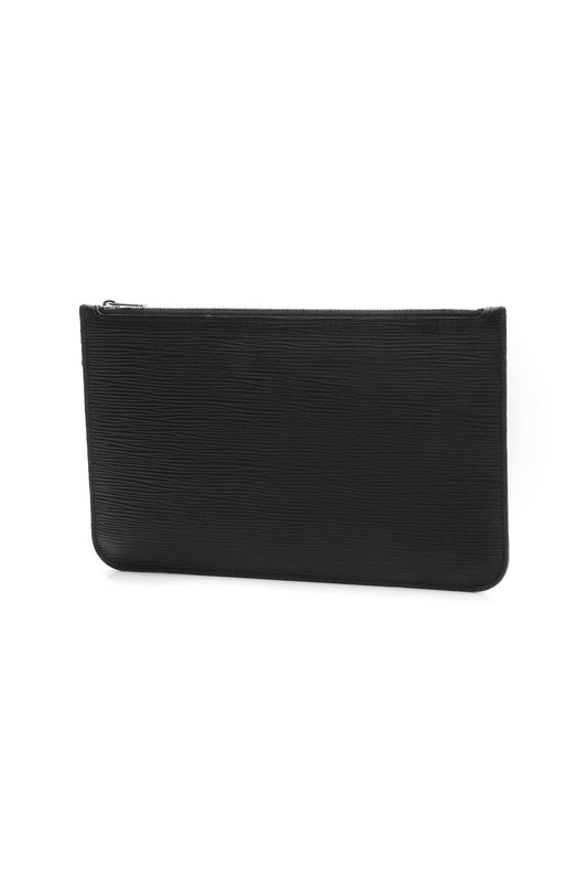 Epi Neverfull Pouch Wristlet Bag - Black