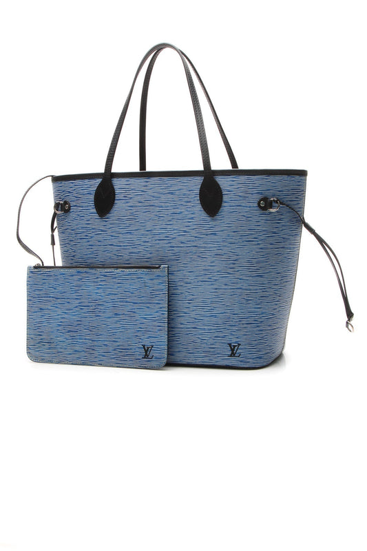 Epi Neverfull MM Tote Bag - Denim