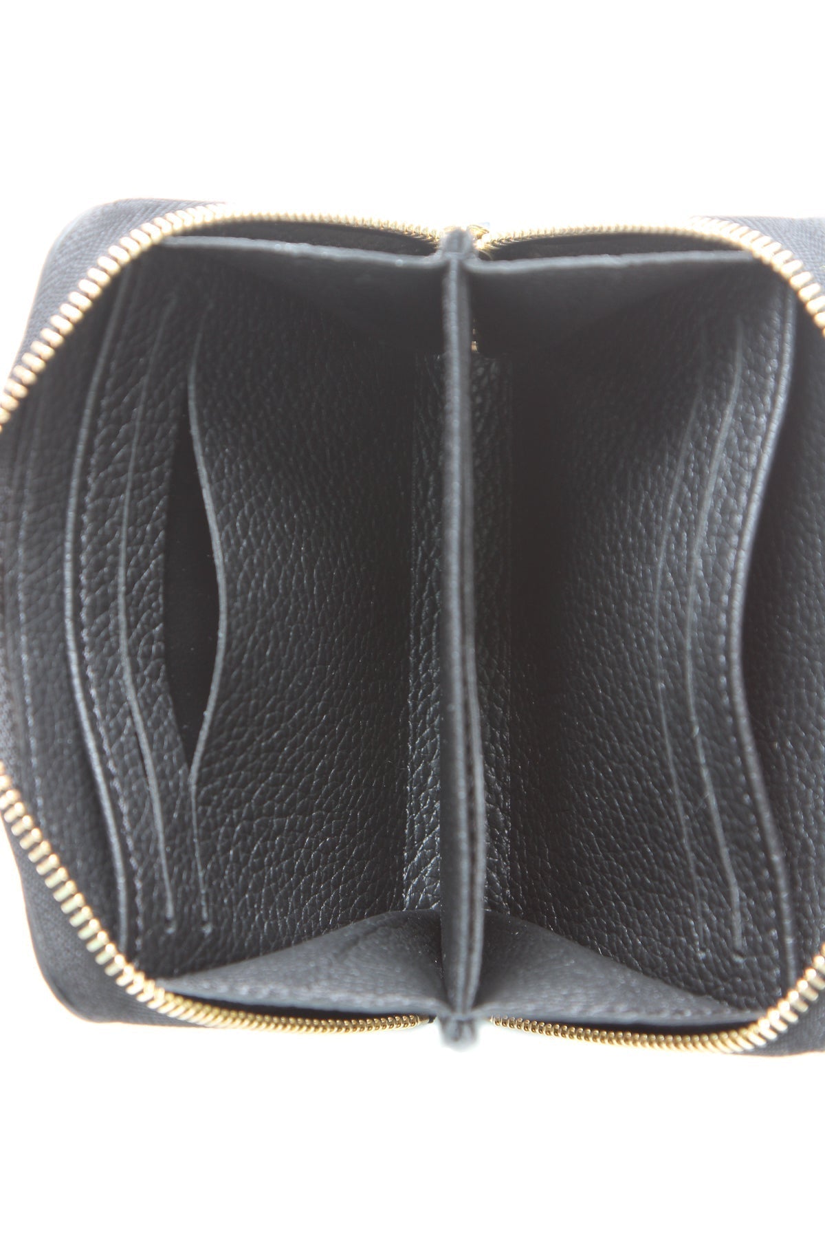Bicolor Empreinte Zippy Wallet - Black