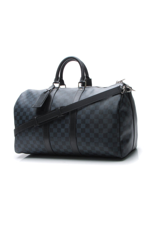 Keepall Bandouliere 45 Travel Bag - Damier Cobalt