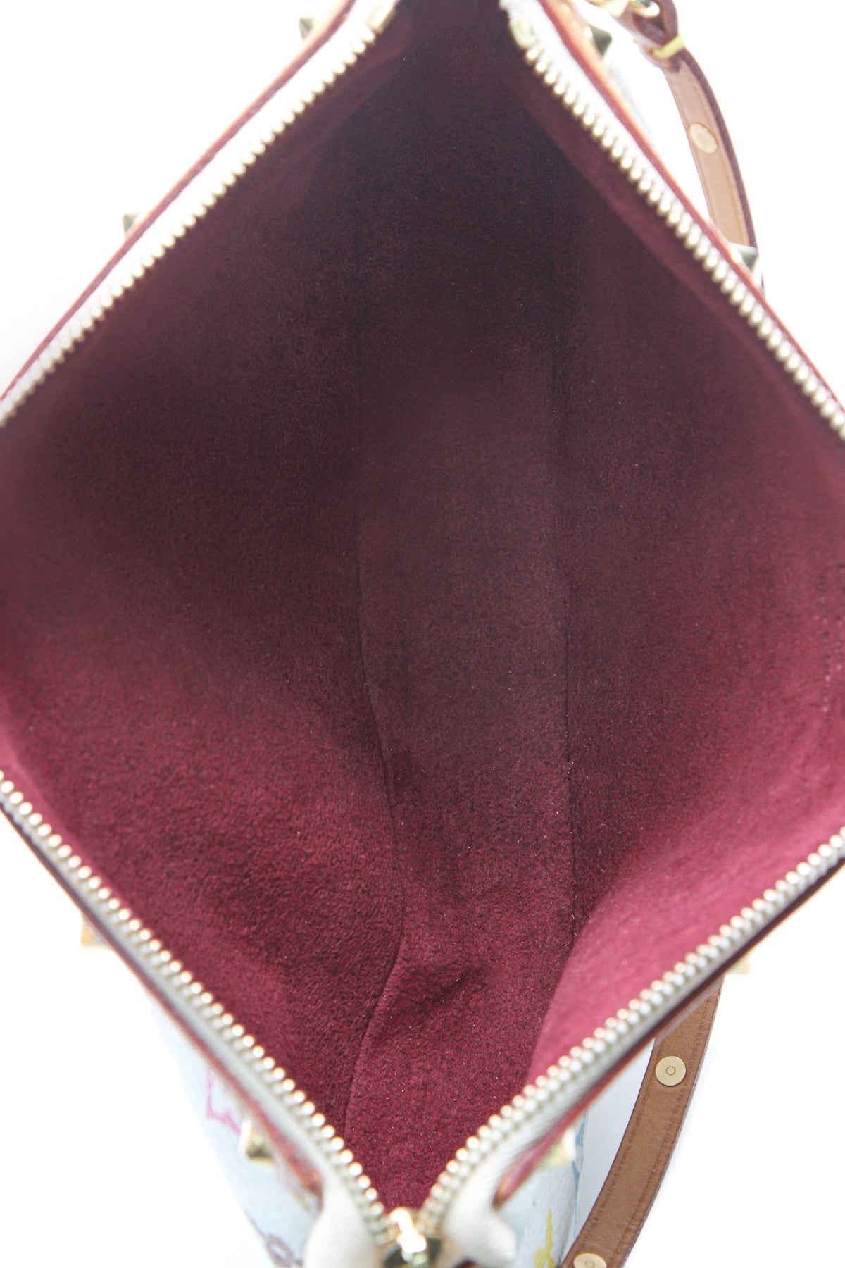 Pochette Accessories Bag - White Multicolore Monogram