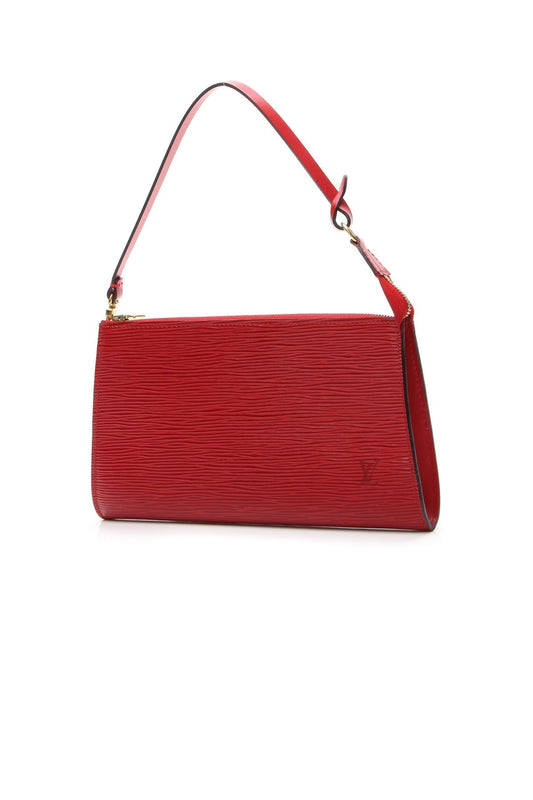 Vintage Epi Pochette 24 Accessoires Bag - Red