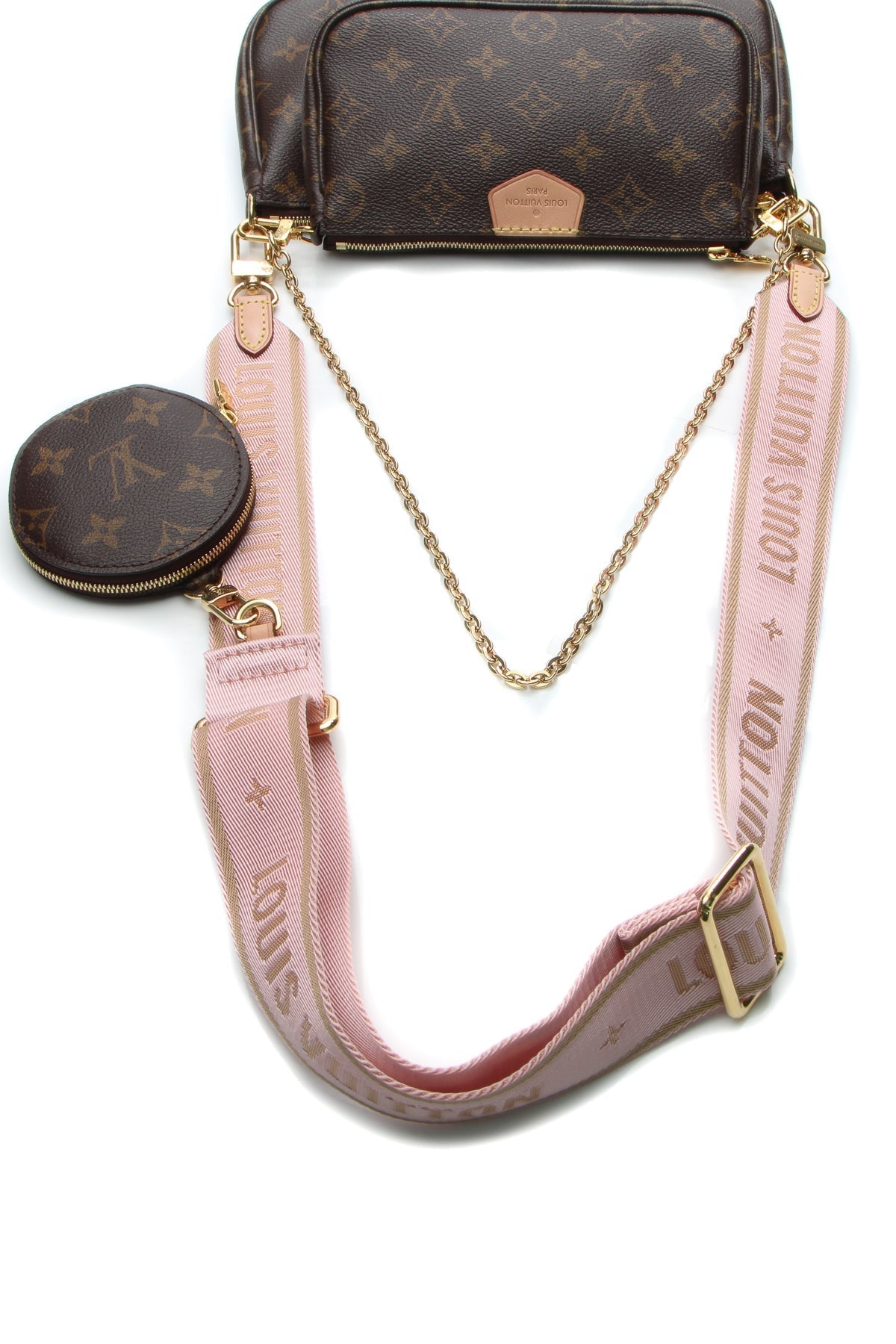 Multi Pochette Accessoires Bag - Monogram/Pink
