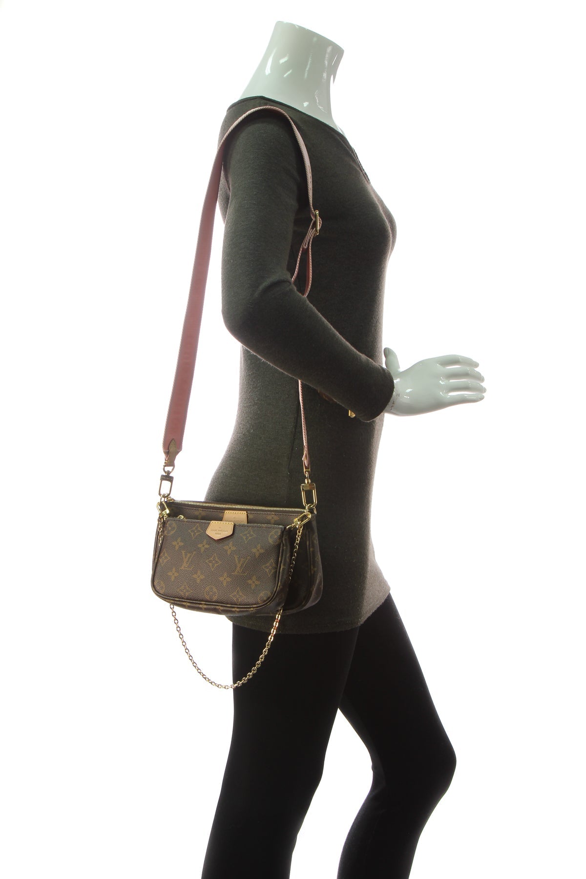 Multi Pochette Accessoires Bag - Monogram/Pink