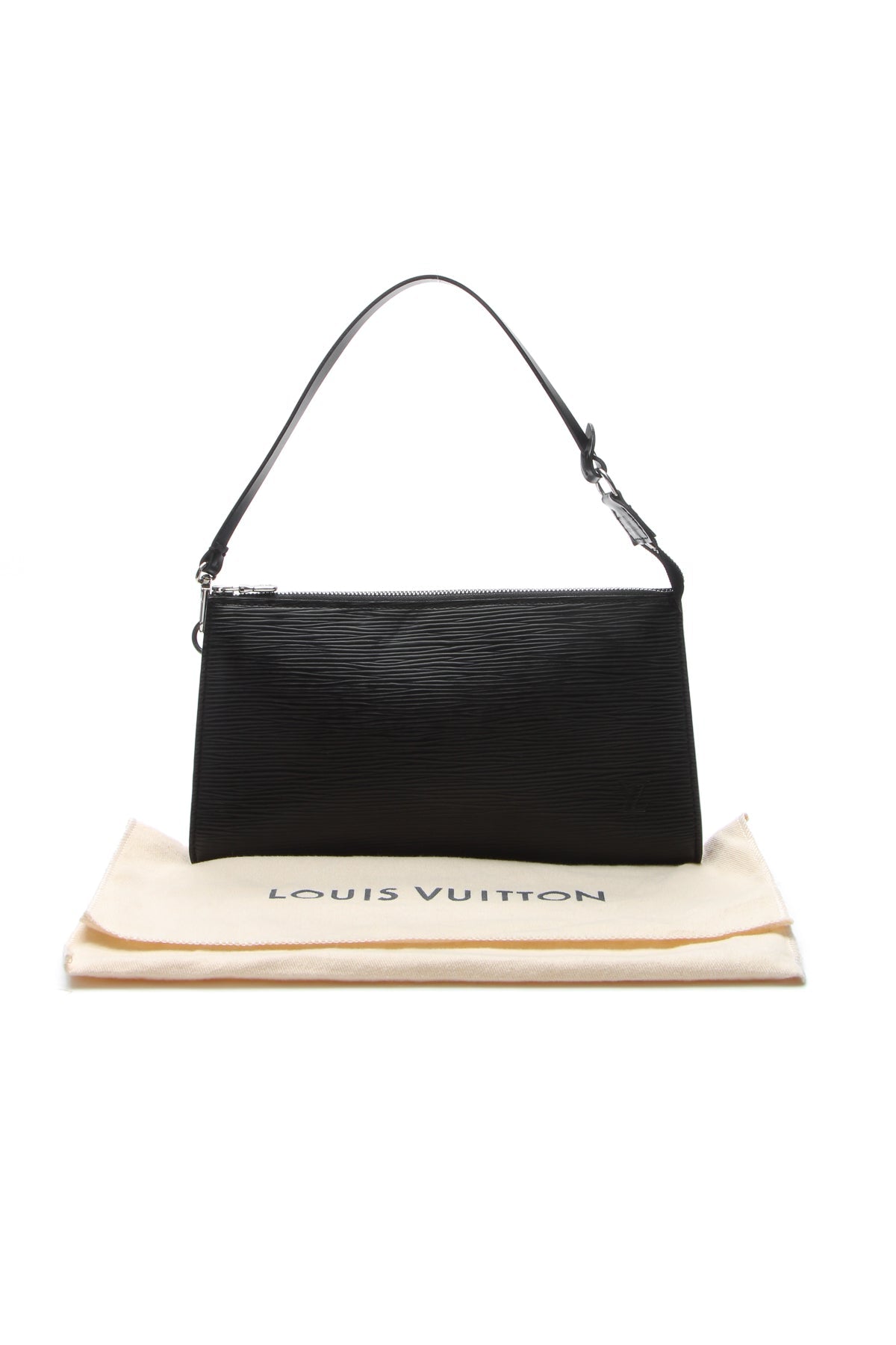 Epi Pochette Accessoires 24 Bag - Black