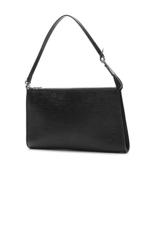 Epi Pochette Accessoires 24 Bag - Black