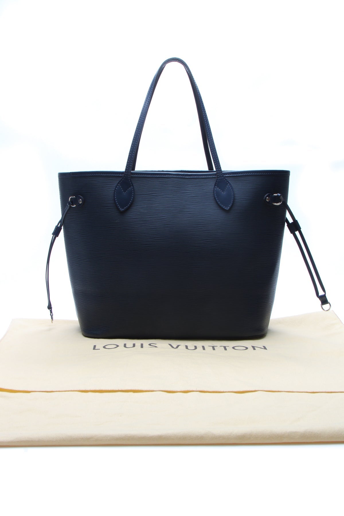 Epi Neverfull MM Tote Bag - Indigo