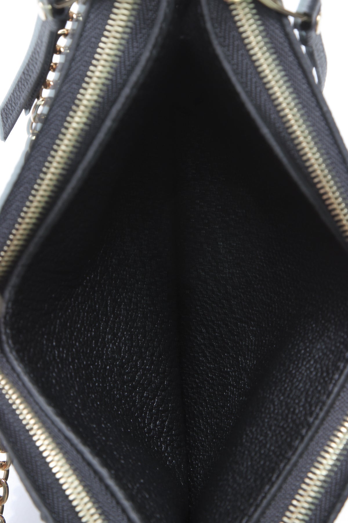 Empreinte Double Zip Pochette Bag - Black