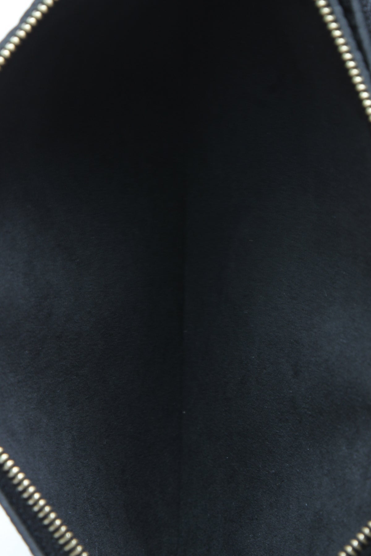 Empreinte Double Zip Pochette Bag - Black