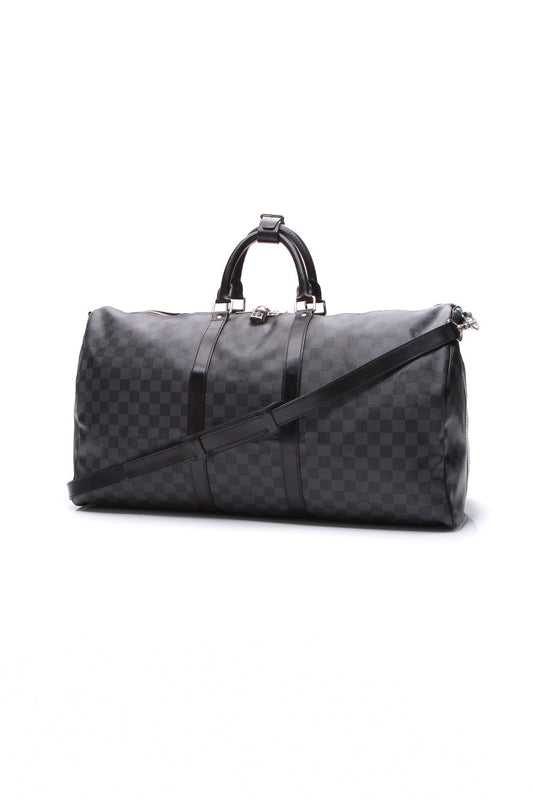 Keepall Bandouliere 55 Travel Bag - Damier Graphite