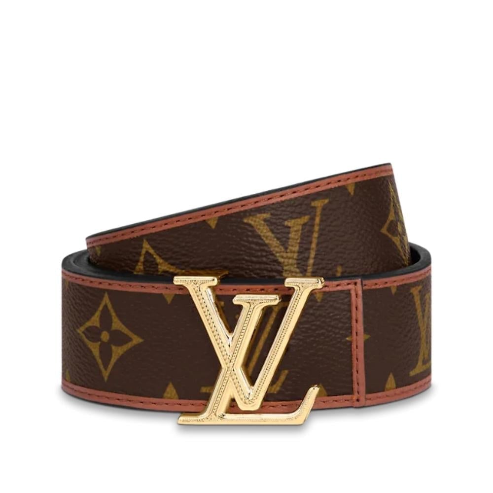 Leather Belt Louis Vuitton-LV CHAIN 30MM REVERSIBLE BELT
