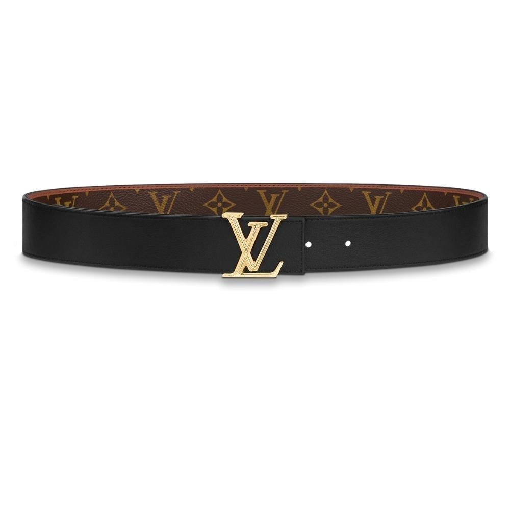 Leather Belt Louis Vuitton-LV CHAIN 30MM REVERSIBLE BELT