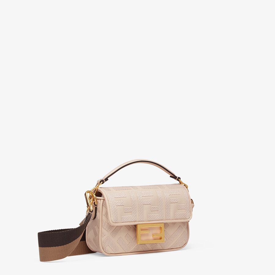 Fendi Mini Ff Canvas Bag