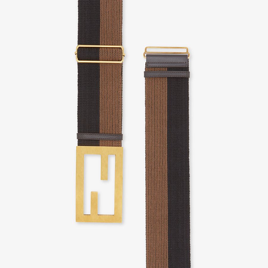 Fendi Brown Ribbon Belt