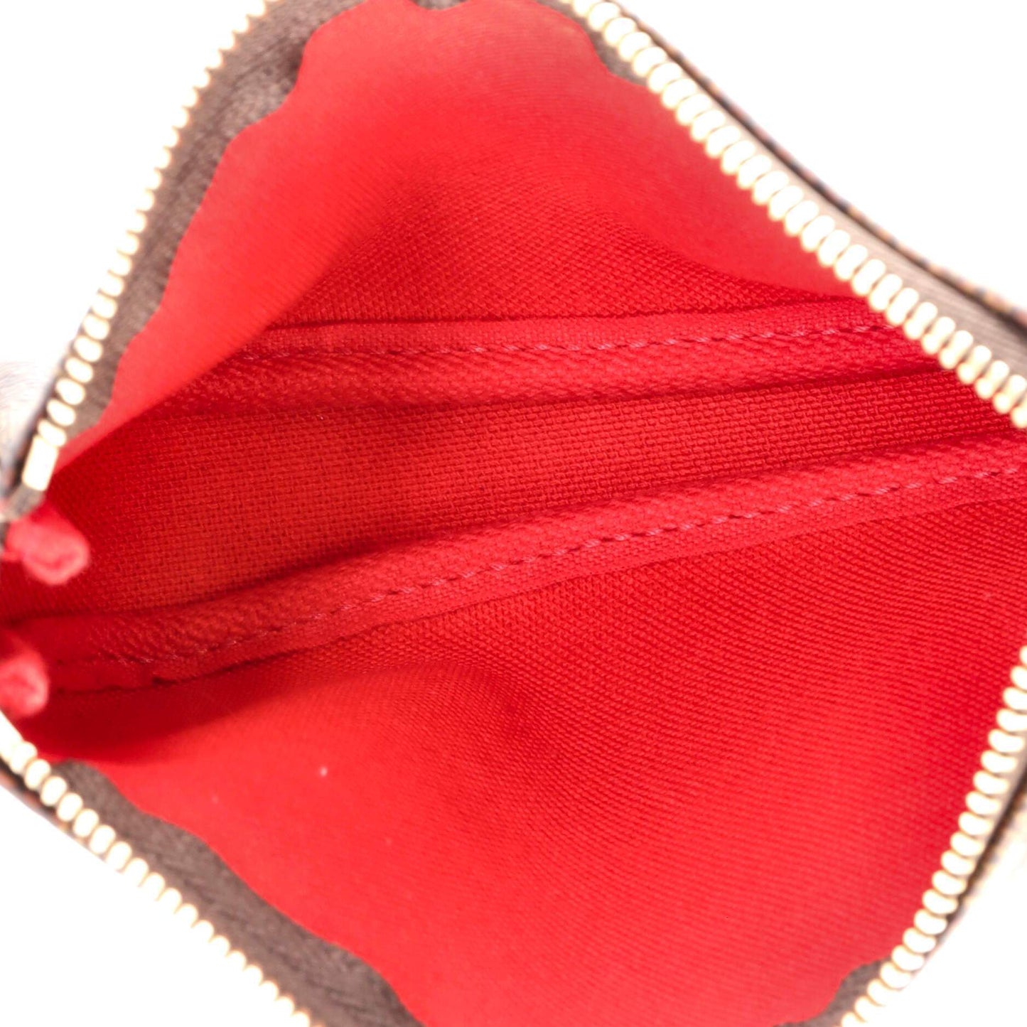 LV Mini Pochette Accessoires Limited Edition Vivienne Xmas Monogram Canvas