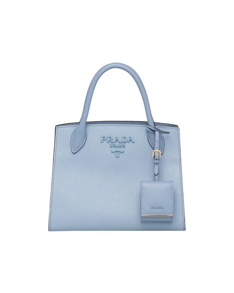 Small Saffiano Leather Monochrome Bag