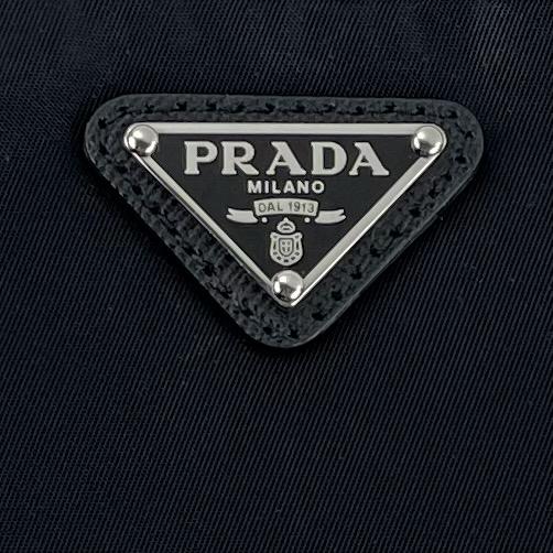 PRADA Saffiano-Trimmed Tessuto Wristlet