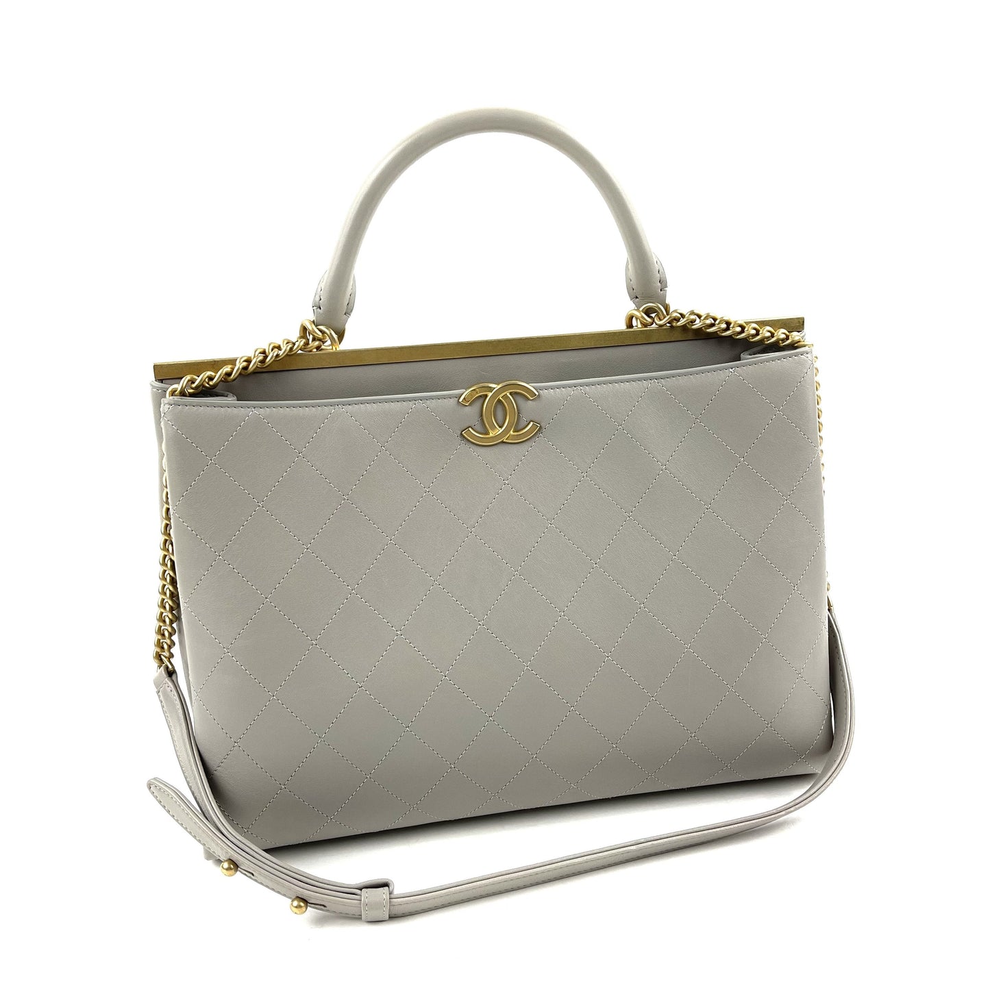 CHANEL Large Coco Luxe Shopping Bag