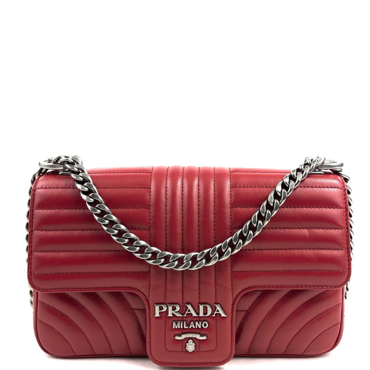 PRADA Medium Soft Calf Diagramme Bag