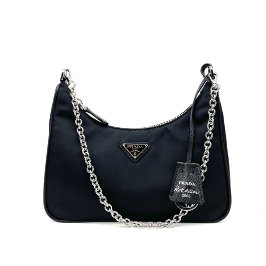 PRADA Re-Edition 2005 Bag - Black Multi Set