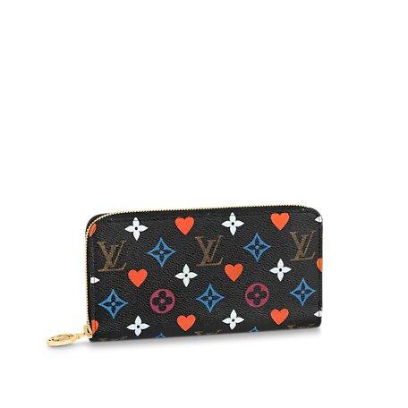 Louis Vuitton GAME ON ZIPPY COIN PURSE Black