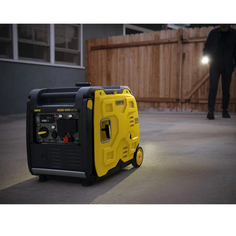 Champion Power Equipment 5500Watt Wireless Remote Start RV Ready Portable Inverter Generator with Quiet Technology & CO Shield