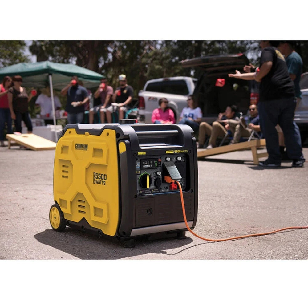 Champion Power Equipment 5500Watt Wireless Remote Start RV Ready Portable Inverter Generator with Quiet Technology & CO Shield