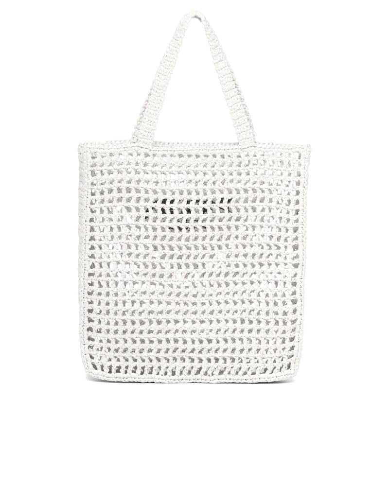 Prada Raffia Tote Bag