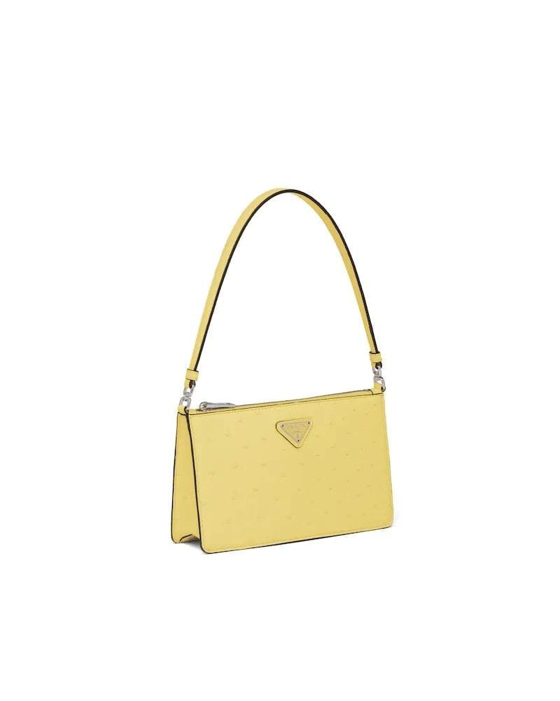 Prada Ostrich Leather Mini Bag