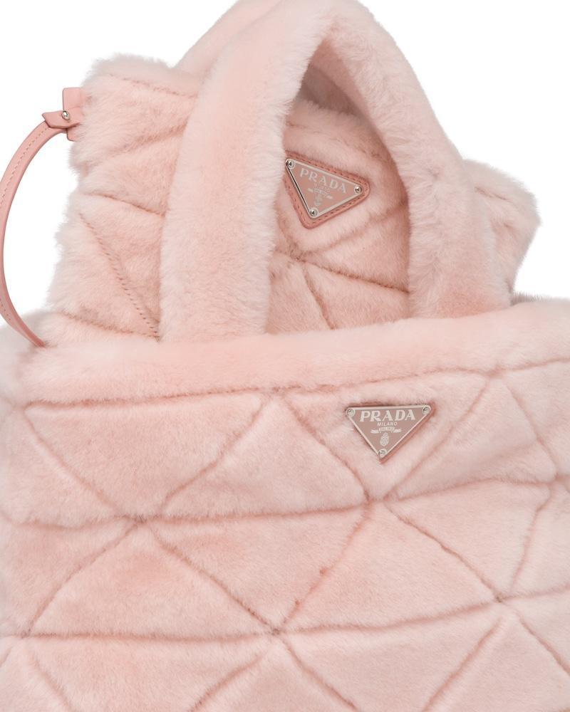 Prada Shearling Tote