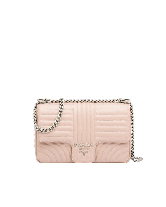 Prada Large Leather Diagramme Bag