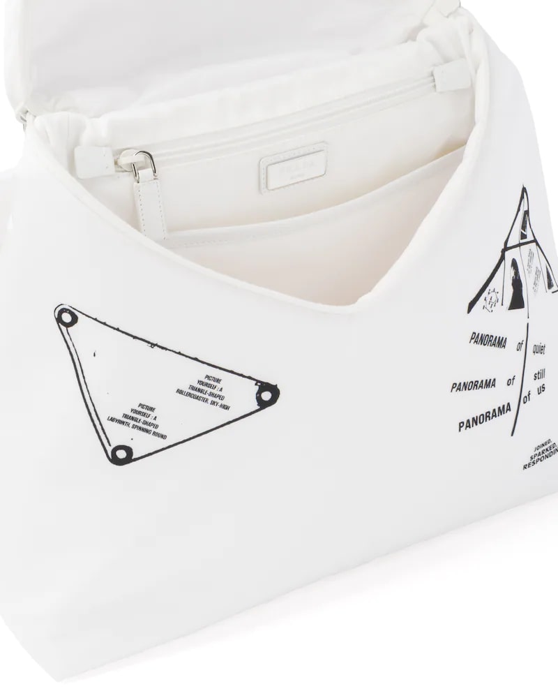 Prada Signaux Printed Nylon Backpack
