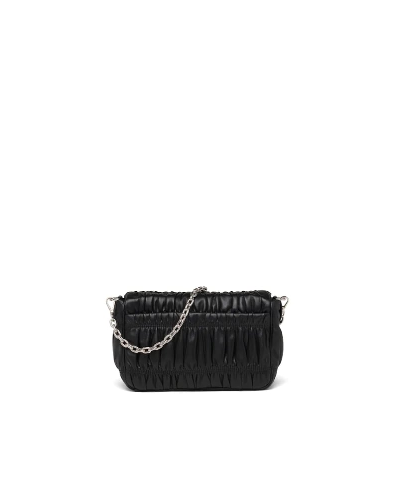 Gaufré Nappa Leather Shoulder Bag