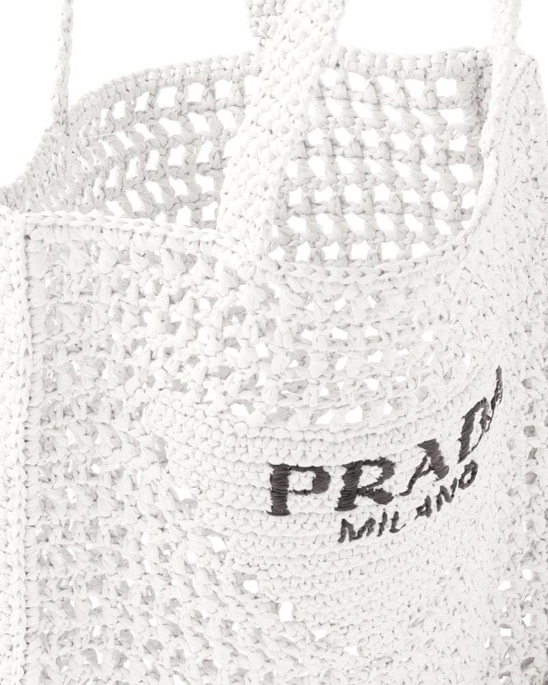 Prada Raffia Tote Bag