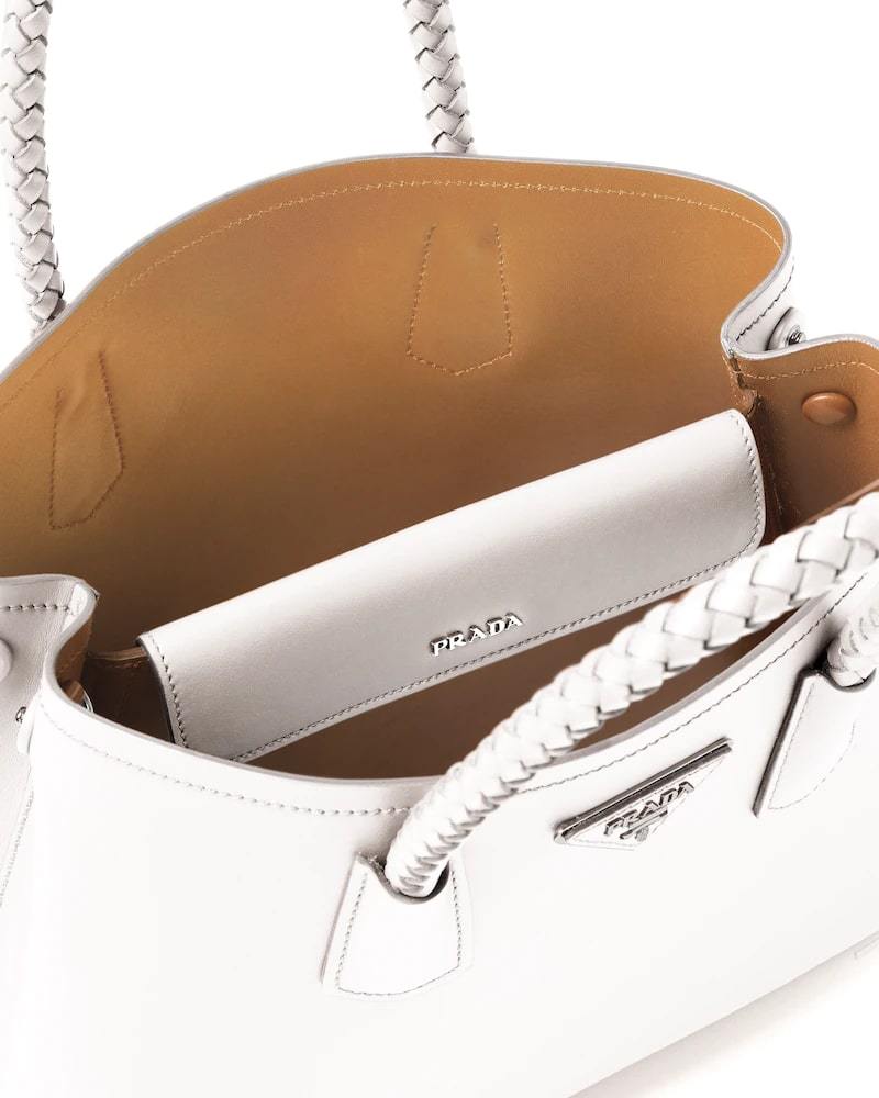 Prada Double Medium Leather Handbag