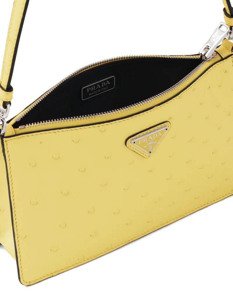 Prada Ostrich Leather Mini Bag