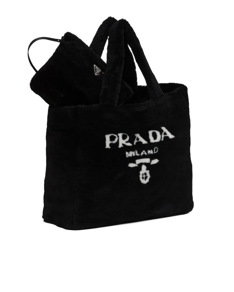Prada Shearling Tote