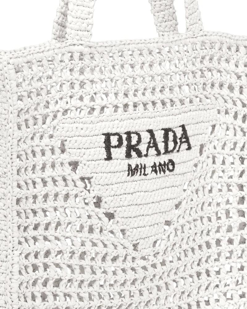 Prada Raffia Tote Bag
