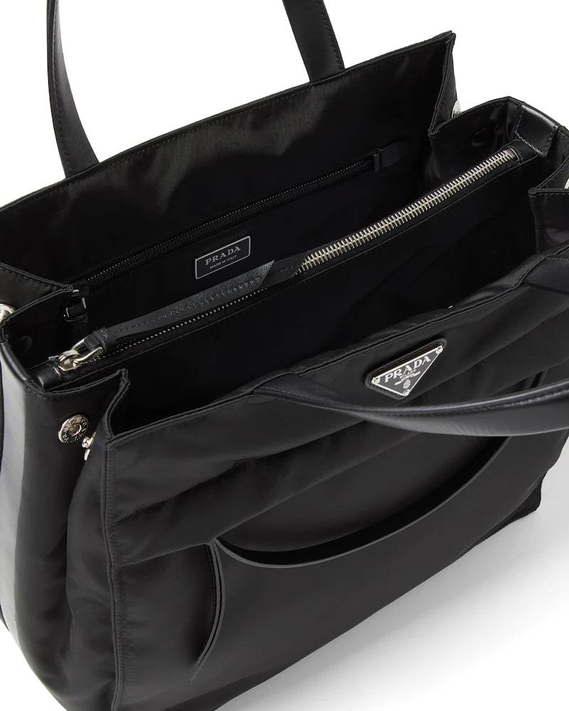Prada Quilted Nylon Tote Bag