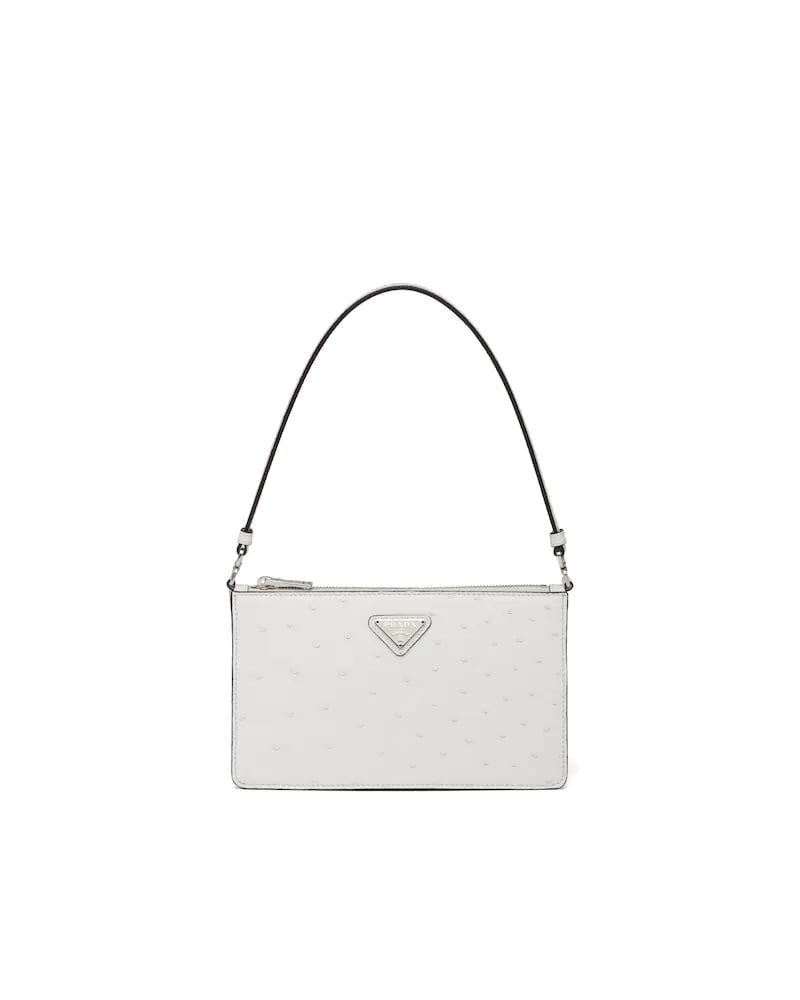 Prada Ostrich Leather Mini Bag