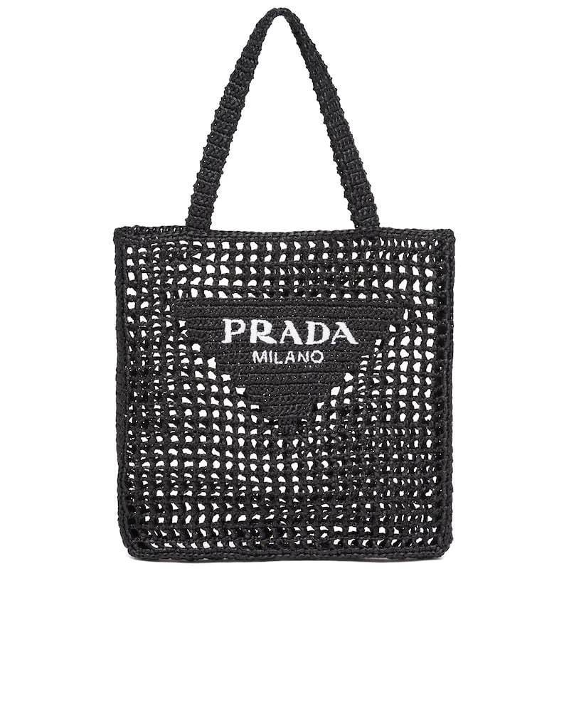 Prada Raffia Tote Bag