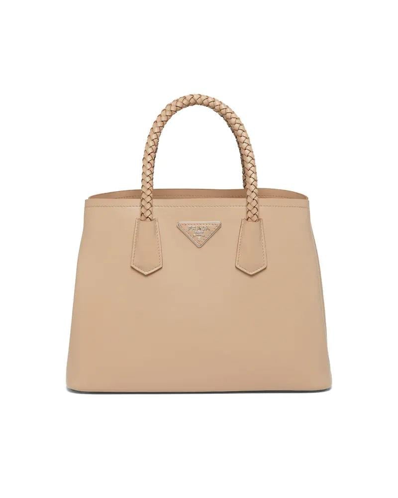 Prada Double Medium Leather Handbag