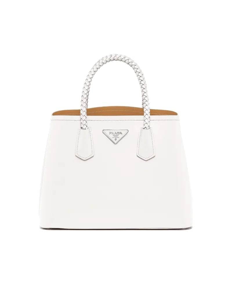Prada Double Medium Leather Handbag