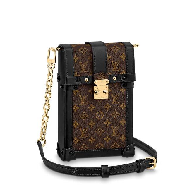 Louis Vuitton  VERTICAL TRUNK POCHETTE black