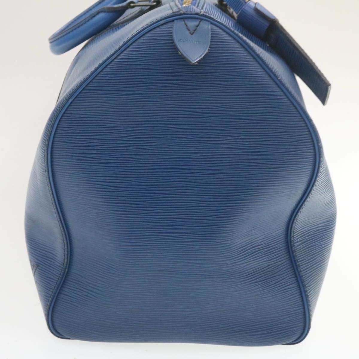 LOUIS VUITTON Epi Keepall 50 Boston Bag Blue VI0990 - Cap N Wrap