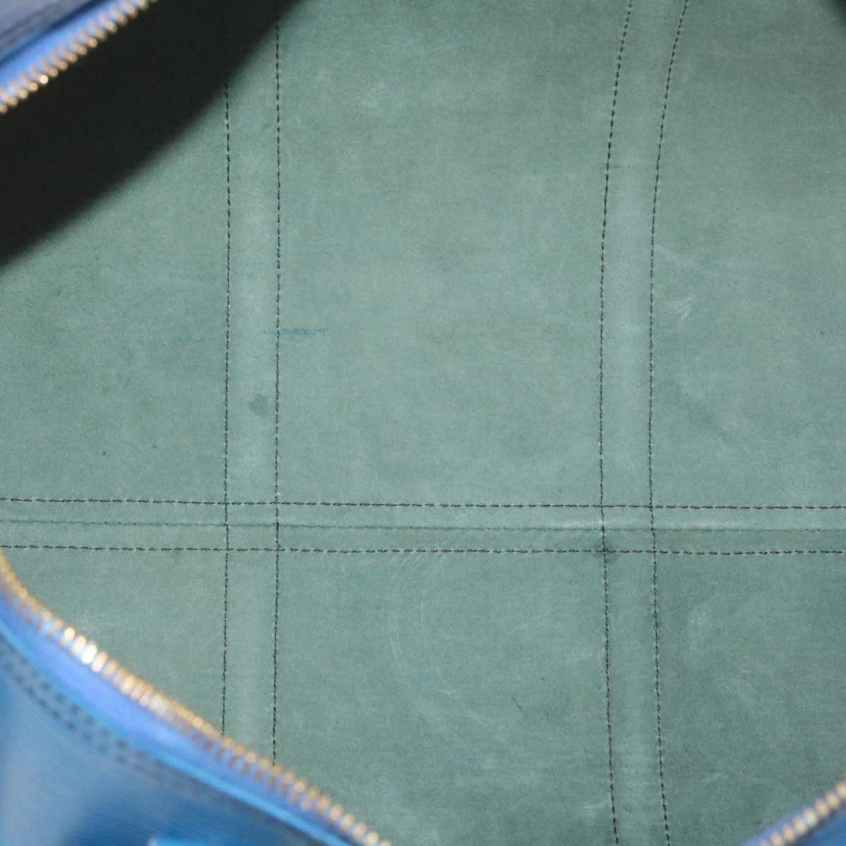 LOUIS VUITTON Epi Keepall 50 Boston Bag Blue VI0990 - Cap N Wrap