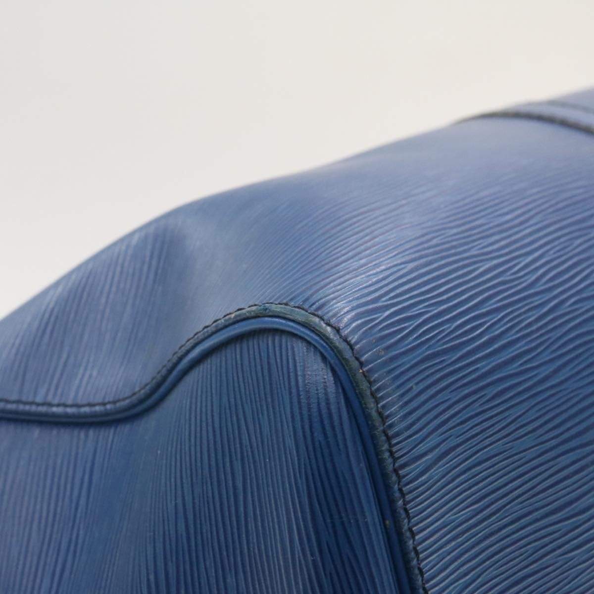 LOUIS VUITTON Epi Keepall 50 Boston Bag Blue VI0990 - Cap N Wrap